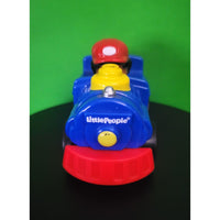 Fisher Price Little People Wheelies Steam Engine Choo Choo Train Michael Boy