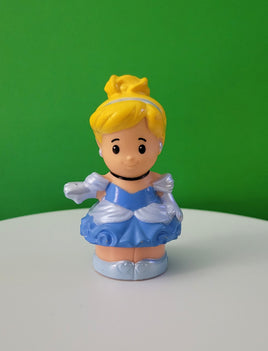 Fisher Price Little People Princess Cinderella with Blue and Silver Dress