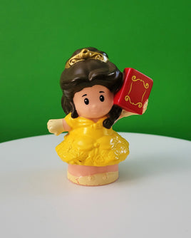 Fisher Price Little People Princess Belle with Yellow Dress and Red Book