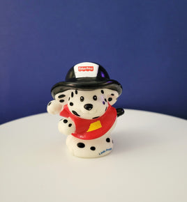 Fisher Price Little People Firefighter Dalmatian Dog