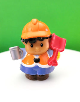 Fisher Price Little People Construction Worker with Orange Vest