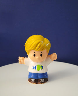 Fisher Price Little People Eddie with Fish Shirt