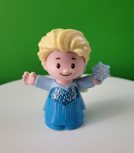 Fisher Price Little People Disney Frozen Princess Elsa with Blue Dress and Star