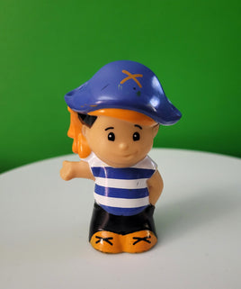 Fisher Price Little People Pirate Boy Blue Hat