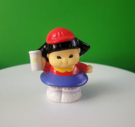 Fisher Price Little People Girl with McDonald's Cup