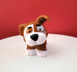 Fisher Price Little People Brown and White Puppy Dog