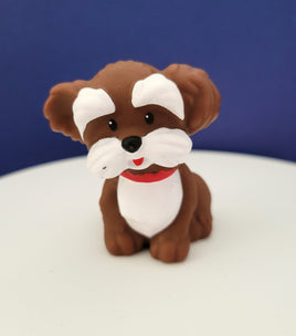 Fisher Price Little People Brown and White Puppy Dog