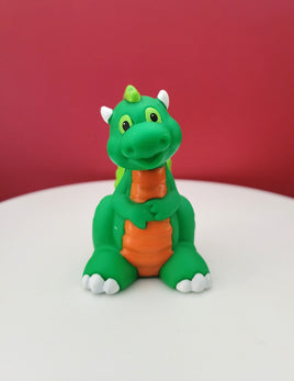 Fisher Price Little People Dragon Green and Orange