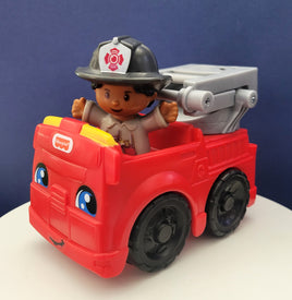 Fisher Price Little People Fire Truck with Firefighter