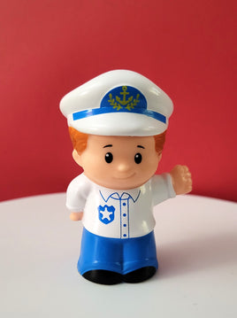 Fisher Price Little People Sailor with White and Blue Uniform