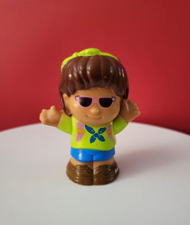 Fisher Price Little People Mia with Purple Sunglasses