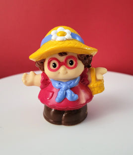 Fisher Price Little People Girl with Hat and Basket