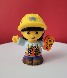 Fisher Price Little People Sonya Lee Construction Worker