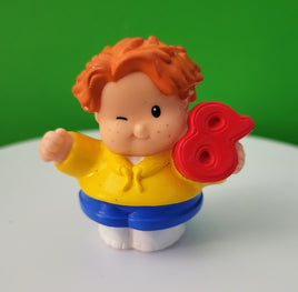 Fisher Price Little People Boy with Number 8