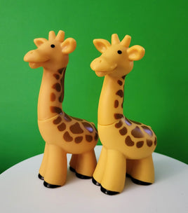 Vintage Fisher Price Little People Giraffe set of 2