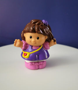 Fisher Price Little People Girl with Heart Purse