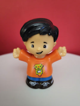 Fisher Price Little People Boy with Orange Shirt