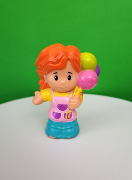 Fisher Price Little People Girl with Balloons