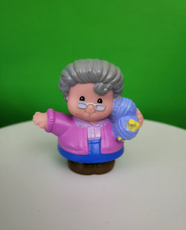 Fisher Price Little People Grandma with Yarn