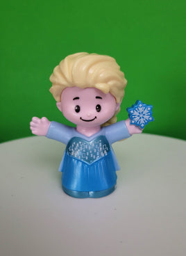 Fisher Price Little People Disney Frozen Princess Elsa with Blue Dress and Star