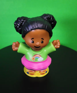 Fisher Price Little People Tessa with Rainbow Shirt