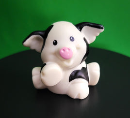 Fisher Price Little People Black and White Pig