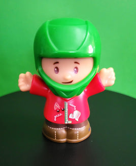 Fisher Price Little People Green Racecar Driver