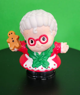 Fisher Price Little People Christmas Mrs Claus with Gingerbread Man