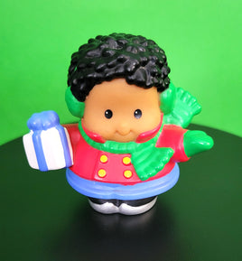 Fisher Price Little People Christmas Boy with Present