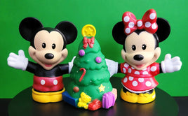Fisher Price Little People Disney Mickey Mouse and Minnie Mouse with Christmas Tree