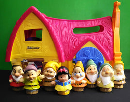 Fisher Price Little People Snow White and Seven Dwarfs Cottage