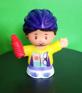 Fisher Price Little People Boy with Purple Helmet