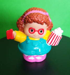 Fisher Price Little People Maggie with Ticket and Popcorn