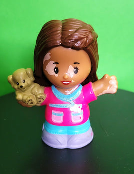 Fisher Price Little People girl with puppy