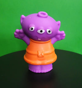 Fisher Price Little People 3 Eyed Purple Alien