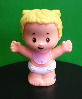 Fisher Price Little People Snuggle Baby Blonde Hair