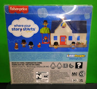 Fisher Price Little People 2 Pack Wheelchair Girl Purple & Boy with Space Shirt