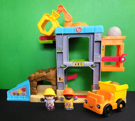 Fisher Price Little People Load Up N’ Learn Construction Site Play Set w/Sounds