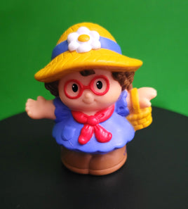 Fisher Price Little People Maggie with Hat and Basket