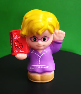 Fisher Price Little People Librarian with Red Book