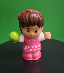 Fisher Price Little People Mia with Green Ball
