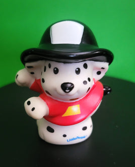 Fisher Price Little People Firefighter Dalmatian Dog