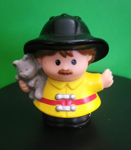Fisher Price Little People Fireman with Kitten