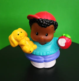 Fisher Price Little People Michael with Puppy and Apple