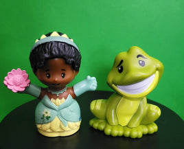 Fisher Price Little People Disney Princess Tiana and Prince Naveen Frog