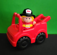Fisher Price Little People Little Red Fire Truck and Figure