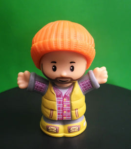 Fisher Price Little People Bearded Guy with Orange Beanie