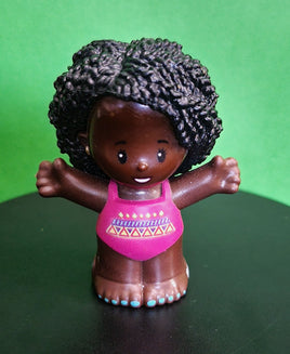 Fisher Price Little People Barbie Pink Swimsuit