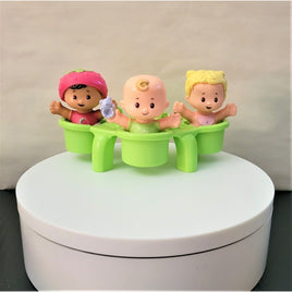 Fisher Price Little People Snuggle Babies Lot of 3