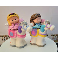Fisher Price Little People Princess Horse Lot of 2